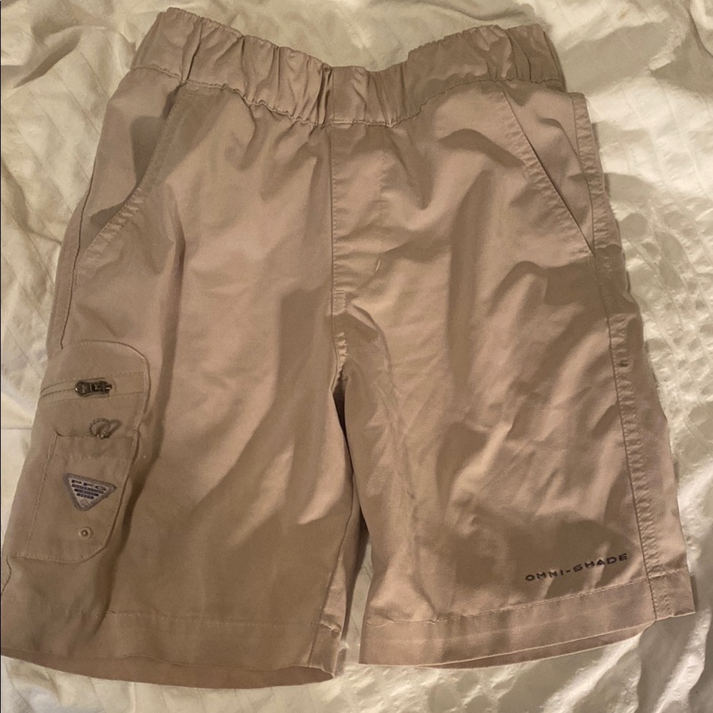 Columbia girls Beige Omni-Shade Shorts